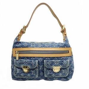 Louis Vuitton Shoulder Bag Monogram Denim Baggy Denim Blue
